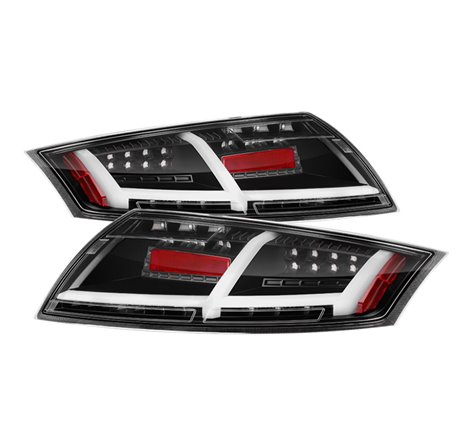 Spyder Audi TT 07-12 LED Tail Lights Black ALT-YD-ATT07-LED-BK