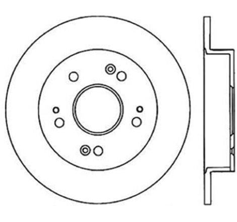 StopTech Power Slot Slotted 06-08 Honda Civic Si CRYO Rear Right Rotor