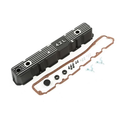 Omix Black Aluminum Valve Cover Kit 4.2L 81-86 CJ