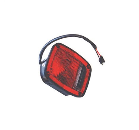 Omix Left Black Tail Lamp 76-80 Jeep CJ Models