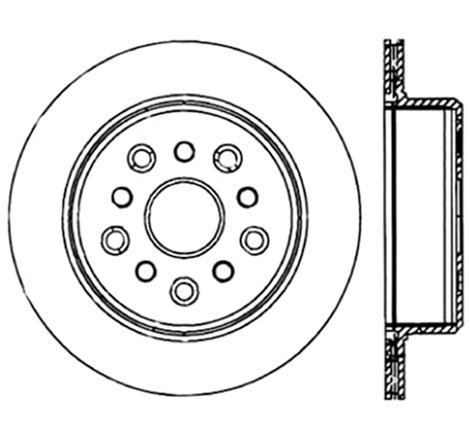 StopTech Power Slot 5/93-98 Supra Turbo Rear Right SportStop CRYO Slotted Rotor