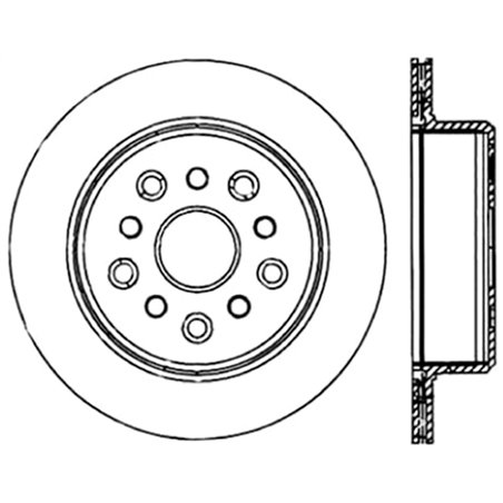 StopTech Power Slot 5/93-98 Supra Turbo Rear Right SportStop CRYO Slotted Rotor