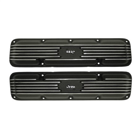 Omix Valve Cover Pair W/ Script