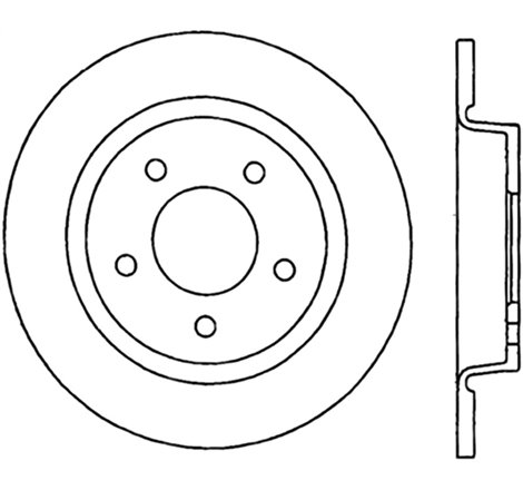 StopTech Power Slot 07-09 Mazdaspeed 3 Slotted CRYO Right Rear Rotor