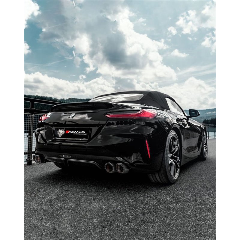 Remus 2018 BMW Z4 M40I Roadster 3.0L Turbo (B58B30C R6 w/GPF) Axle Back Exhaust (Tail Pipes Req)