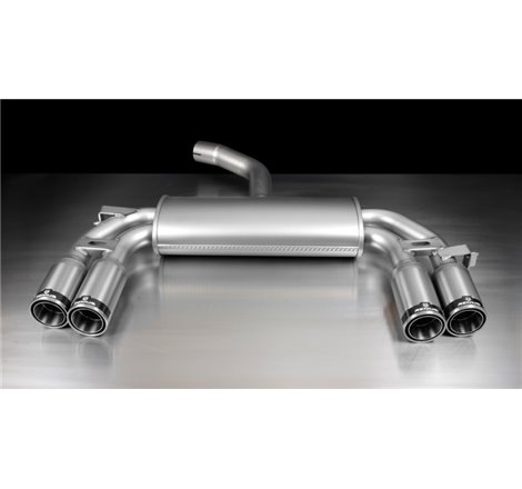 Remus 2011 Volkswagen Golf VI 1.2L Cat Back Exhaust w/84mm Straight w/Carbon Insert Tail Pipe Set