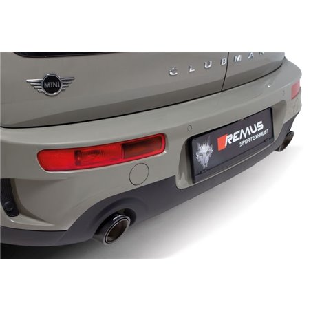 Remus 2015+ Mini Cooper S Clubman F54 2.0L Turbo (B48A20F w/GPF) GPF-Back Exhaust (Tail Pipe Set Req