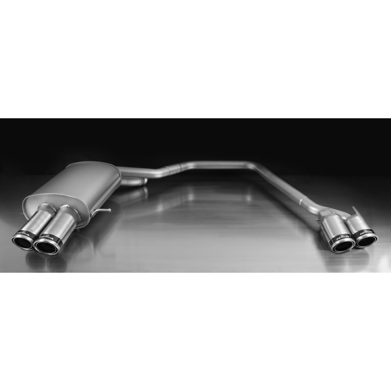 Remus 2010 BMW 5 Series F10 Sedan / F11 Touring Sport Axle Back Exhaust w/Carbon Ring Tail Pipes