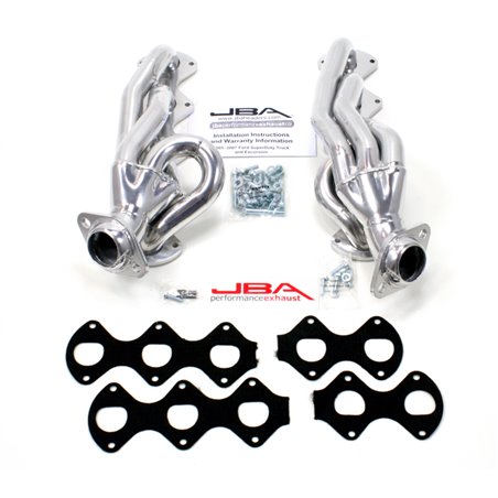 JBA 05-10 Ford F-Series 6.8L 3V V10 1-1/2in Primary Silver Ctd Cat4Ward Header