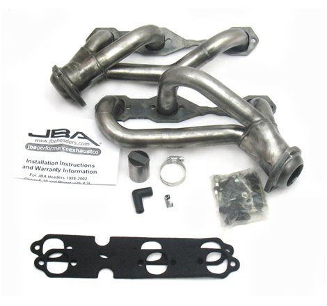 JBA 88-95& 02-03 GM S-Truck 4.3L V6 2WD 1-1/2in Primary Raw 409SS Cat4Ward Header