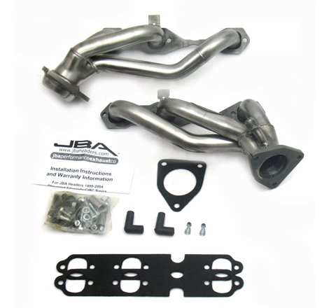 JBA 99-02 GM Truck 4.3L V6 w/o A.I.R. Injection 1-1/2in Primary Raw 409SS Cat4Ward Header