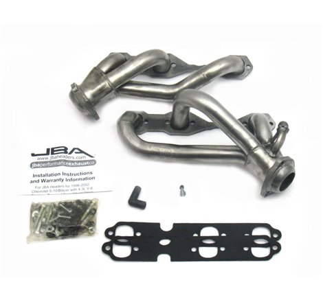 JBA 96-01 GM S Truck 4.3L V6 w/o A.I.R. Injection 1-1/2in Primary Raw 409SS Cat4Ward Header