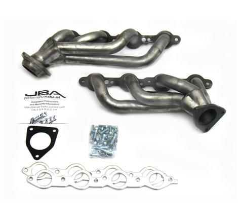 JBA 02-13 GM Truck 4.8L/5.3L LS Raw 409 Cat4Ward Header