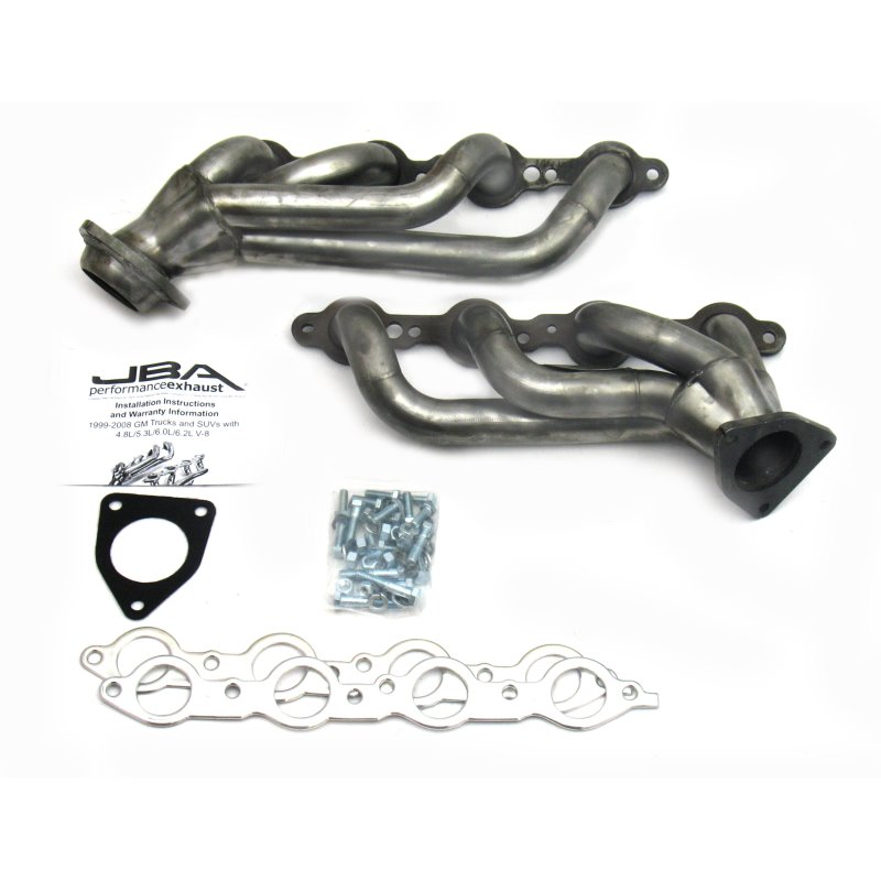 JBA 02-13 GM Truck 4.8L/5.3L LS Raw 409 Cat4Ward Header