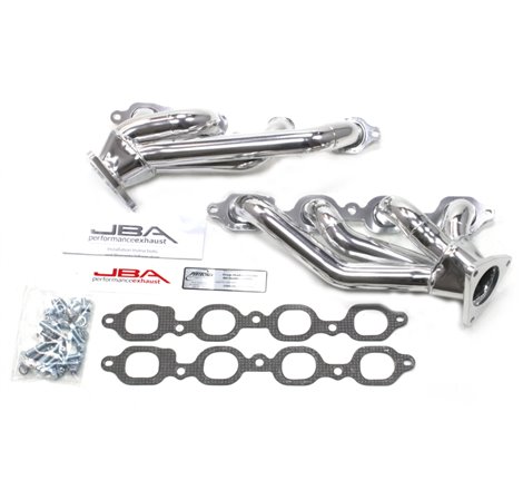 JBA 14-19 GM Truck 5.3L/6.2L DFI 1-5/8in Primary Silver Ctd Cat4Ward Header