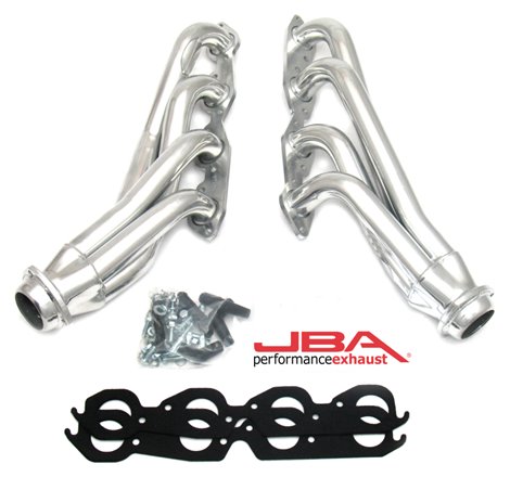 JBA 01-03 Gm Truck 8.1L BBC w/o EGR/A.I.R. 1-3/4in Primary Silver Ctd Cat4Ward Header