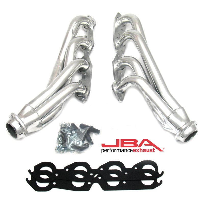 JBA 01-03 Gm Truck 8.1L BBC w/o EGR/A.I.R. 1-3/4in Primary Silver Ctd Cat4Ward Header