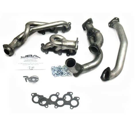 JBA 95-00 Toyota 3.4L V6 w/o EGR 1-1/2in Primary Raw 409SS Cat4Ward Header