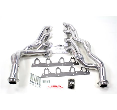 JBA 67-70 Ford Mustang 390-428 FE 1-3/4in-2-1/2in Primary Silver Ctd Tri Y Header