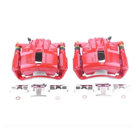 Power Stop 91-95 Acura Legend Rear Red Calipers - Pair