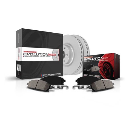 Power Stop 2020 Mercedes-Benz Sprinter 3500 Rear Z23 Evolution Sport Coated Brake Kit