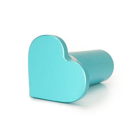 NRG Heart Shape Drift Button Toyota 86/Subaru WRX/STI/Mazda - Teal