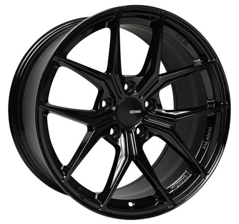 Enkei TSR-X 20x8.5 40mm Offset 5x120 BP 72.6mm Bore Gloss Black Wheel