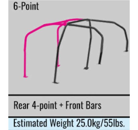 Cusco Roll Cage 6pt Chromoly Dash Through 4 Passenger 96-98 Mitsubishi EVO IV (S/O / No Cancel)