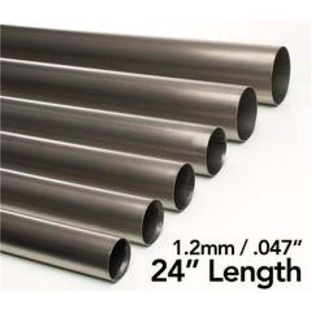 Ticon Industries 2.13in Diameter x 24..0in Length 1.2mm/.047in Wall Thickness Titanium Tube