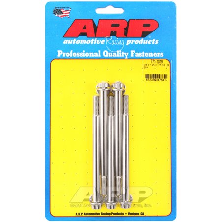 ARP M8 x 1.25 x 115 12pt Stainless Steel Bolts (5/pkg)