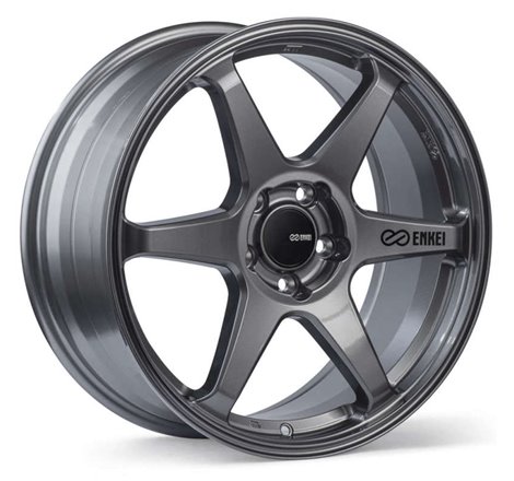 Enkei T6R 17x8 45mm Offset 5x100 Bolt Pattern 72.6 Bore Gloss Gunmetal Wheel