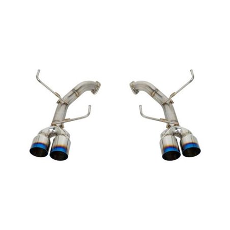 Remark 11-14 Subaru WRX/STI GR (GV) Sedan Axle Back Exhaust w/Burnt Stainless Steel Single Wall Tip