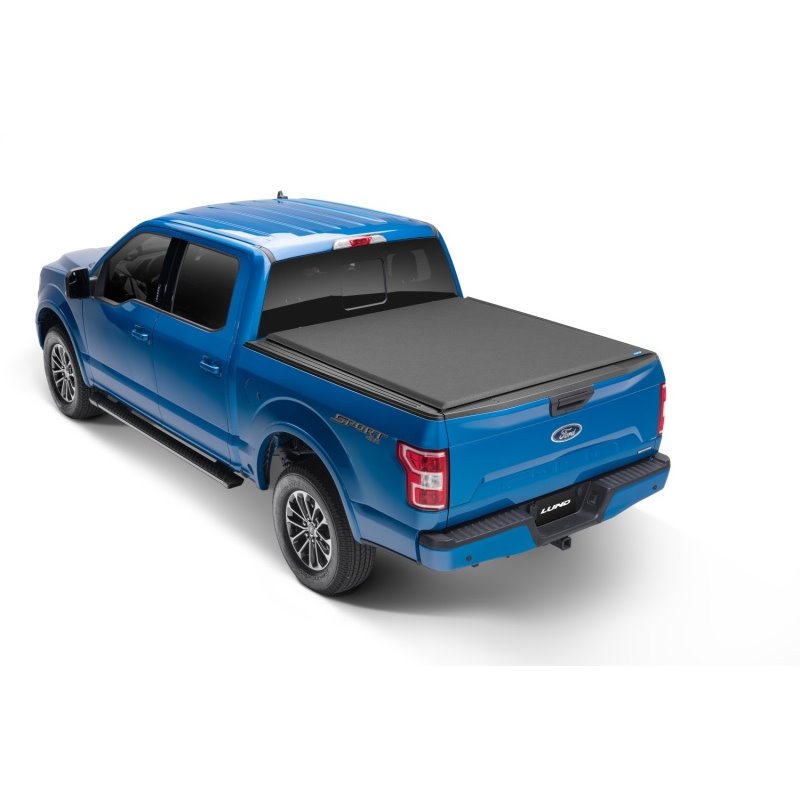 Lund 21+ Ford F-150 Genesis Elite Tri-Fold Tonneau Cover - Black