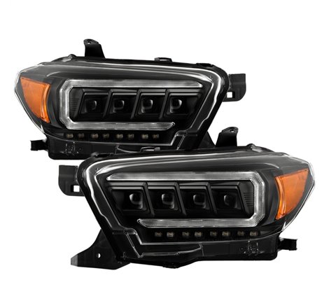 Spyder 16-20 Toyota Tacoma LED Model Only High-Power LED Headlights - Black PRO-YD-TT16LEDAP-BK