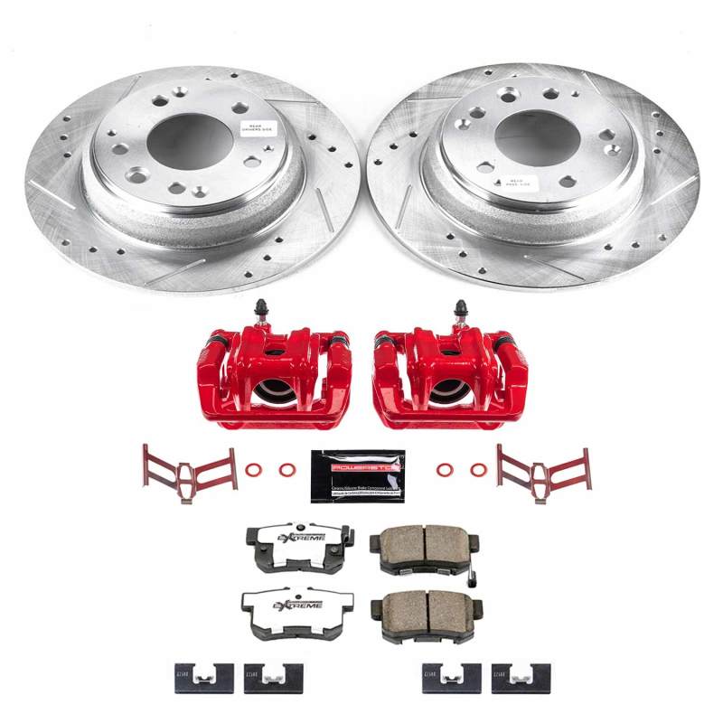 Power Stop 96-98 Acura RL Rear Z26 Street Warrior Brake Kit w/Calipers