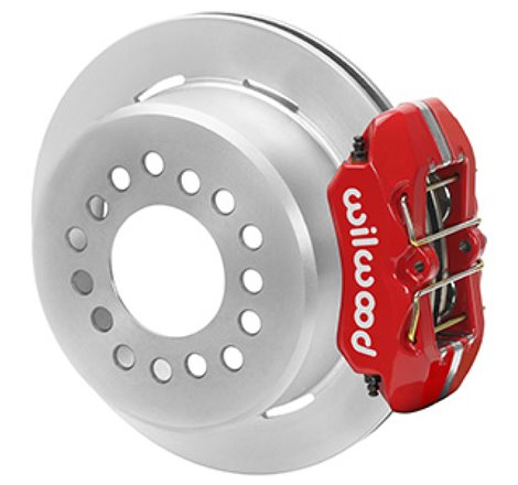 Wilwood Chevrolet 7-5/8in Rear Axle Dynapro Disc Brake Kit 11in Rotor -Red Caliper