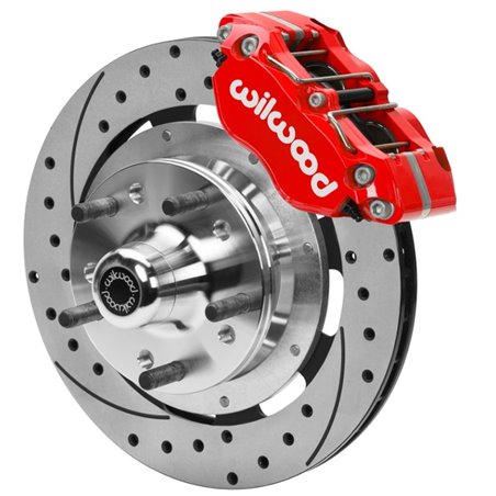 Wilwood 70-81 FBody/75-79 A&XBody Dynapro Frt Brk Kit 11.75in D/S Rtr Red Caliper Use w/ PD Spindle