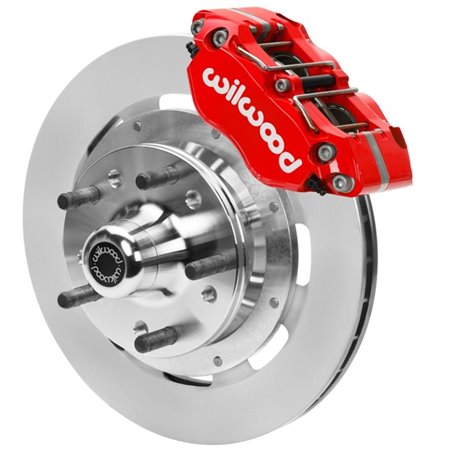 Wilwood 70-81 FBody/75-79 A&XBody Dynapro Frt Brk Kit 11.75in Rtr Red Caliper Use w/ ProDrop Spindle