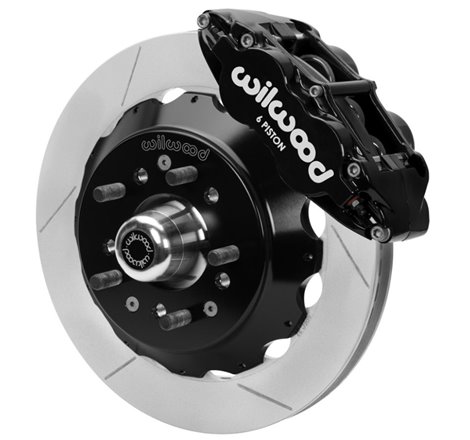 Wilwood 70-81 FBody/75-79 A&XBody FNSL6R Frt Brk Kit 12.88in Rtr Blk Caliper Use w/ Pro Drop Spindle