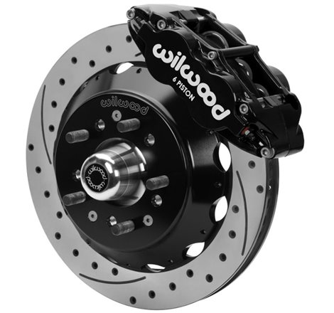 Wilwood 70-81 FBody/75-79 A&XBody FNSL6R Frt Brk Kit 12.88in D/S Rtr Blk Caliper Use w/ PD Spindle