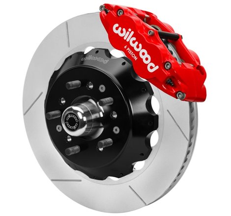 Wilwood 70-81 FBody/75-79 A&XBody FNSL6R Frt BBK 14in Rtr Red Calipers Use w/ Pro Drop Spindle