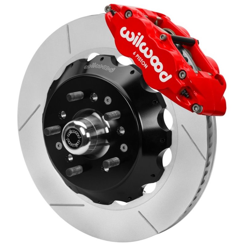 Wilwood 70-81 FBody/75-79 A&XBody FNSL6R Frt BBK 14in Rtr Red Calipers Use w/ Pro Drop Spindle