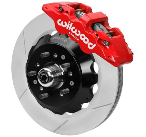 Wilwood 70-81 FBody/75-79 A&XBody AERO6 Frt BBK 14in Rtr Red Calipers Use w/ Pro Drop Spindle