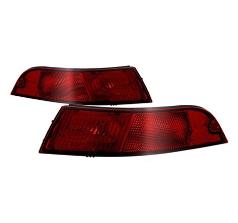 Spyder Porsche 993 1995-1998 OEM Tail Light - Red Smoke