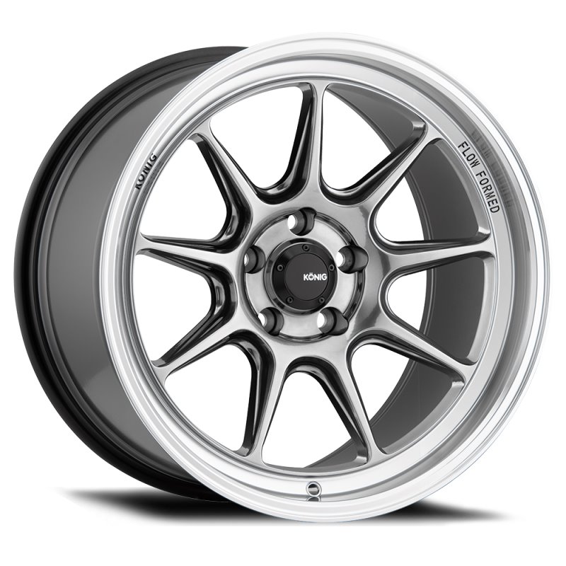 Konig Countergram 19x9.5A 5x114.3 ET25 Hyper Chrome / Machined Lip