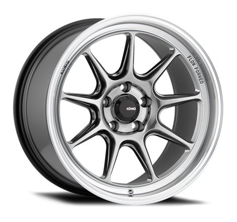 Konig Countergram 18x8.5 5x112 ET43 Hyper Chrome / Machined Lip