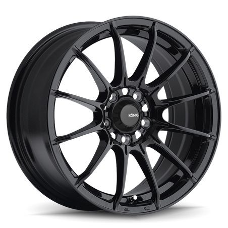 Konig Dial In 15x9 4x100 ET35 Gloss Black