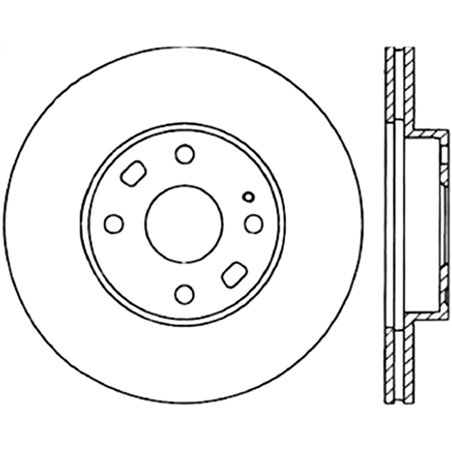 StopTech Power Slot 94-97/99-05 Mazda Miata (01-05 Normal Suspension Only) SportStop Cryo Slotted F