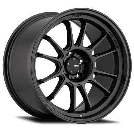 Konig Hypergram 18x11 5x114.3 ET15 Matte Black