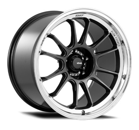 Konig Hypergram 18x11 5x112 ET40 Metallic Carbon w/ Machined Lip